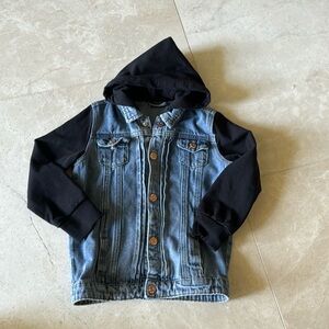 Little Bipsy Jean Jacket Hoodie 3t-4t